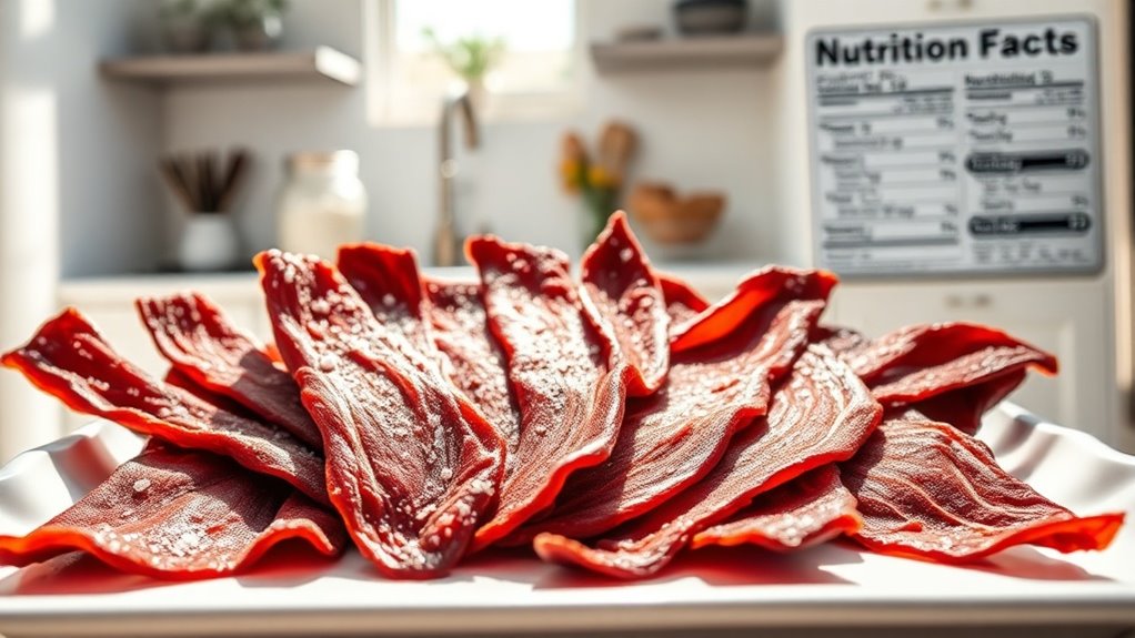 sugar free jerky ingredients protein texture transparency