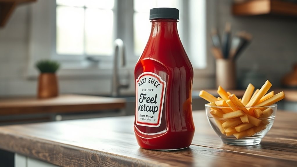 sugar free ketchup ingredients carbs labels