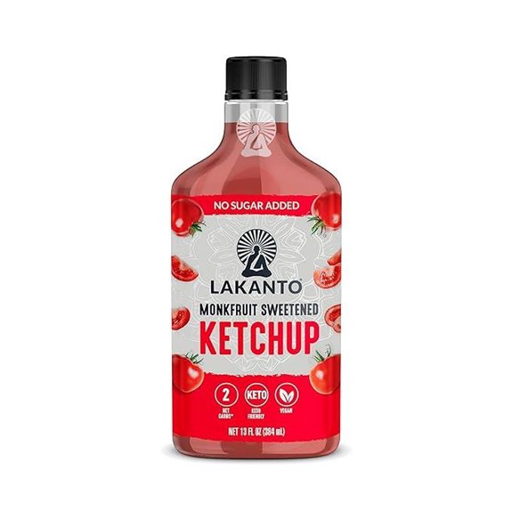 Lakanto Sugar Free Ketchup - Monk Fruit Keto Gluten Free