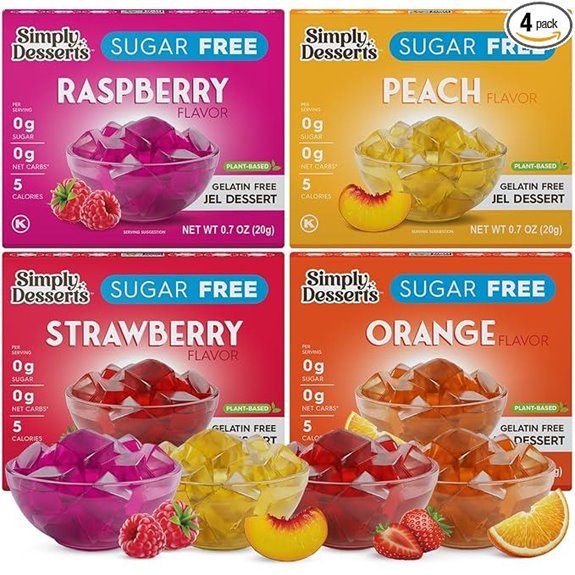 Sugar-Free Jel Variety 4-Pack: Vegan Keto Desserts