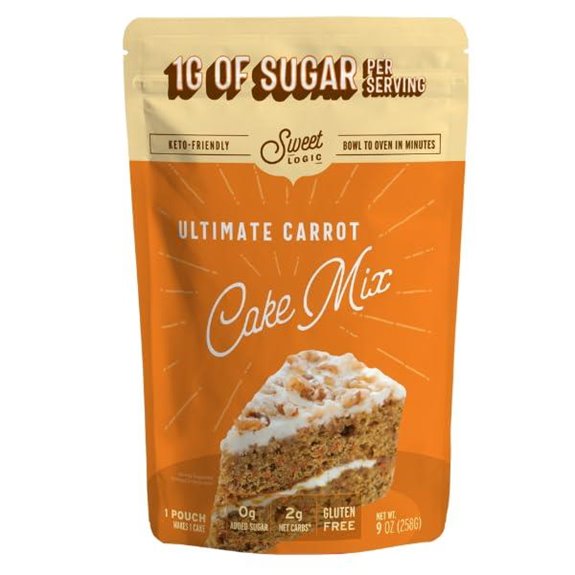 Sweet Logic Keto Carrot Cake Baking Mix (Gluten-Free)