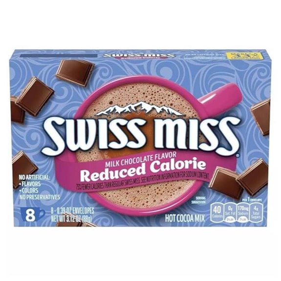 Swiss Miss Reduced Calorie Hot Cocoa Mix Packets