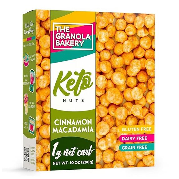 TGB Cinnamon Macadamia Nuts Keto Snack (10oz)