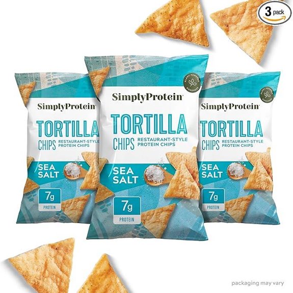 Simply Protein Tortilla Chips – 3 Pack Sea Salt