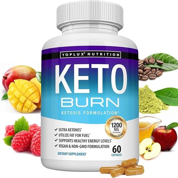 Toplux Keto Burn Pills - 1200mg Ketogenic Fat Burner