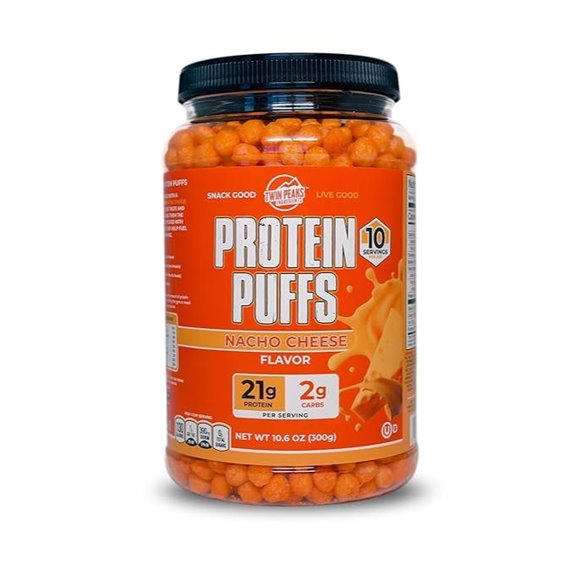 Twin Peaks Protein Puffs: Nacho Cheese Low Carb Snack