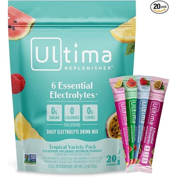Ultima Daily Electrolyte Powder Mix – Sugar Free (20)