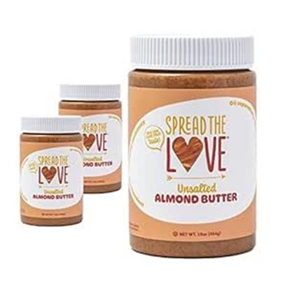Unsalted Almond Butter All Natural 3-Pack