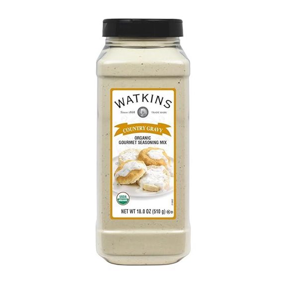 Watkins Organic Country Gravy Seasoning Mix 18oz (Pack of 1)