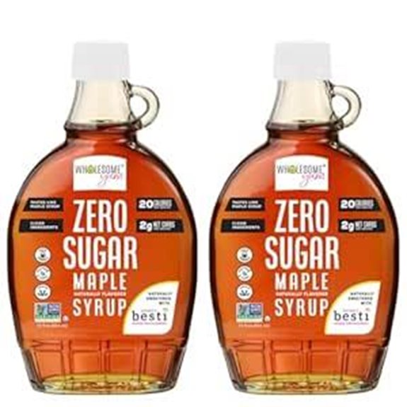 Wholesome Yum Zero Sugar Maple Syrup (2 Pack)