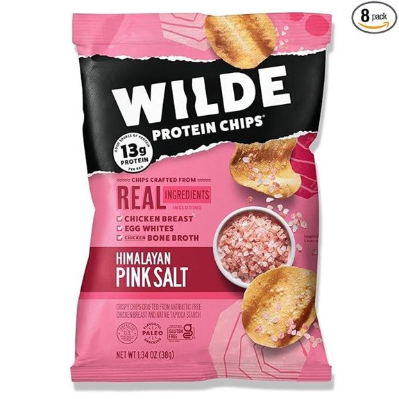WILDE Himalayan Pink Salt Protein Chips (Pack of 8)