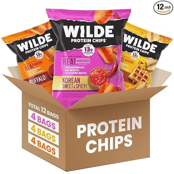 WILDE Protein Chips Variety Pack (12 Bags)