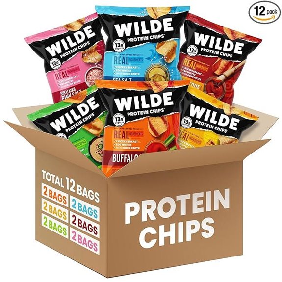 WILDE Protein Chips Variety Pack (12 Bags)