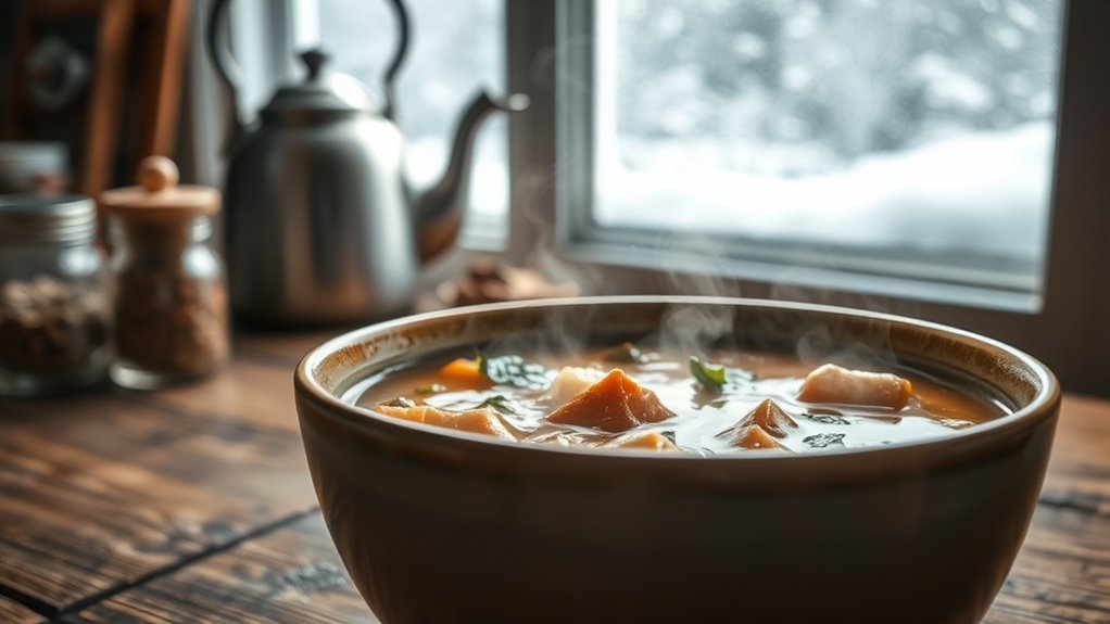 winter high protein low carb soups