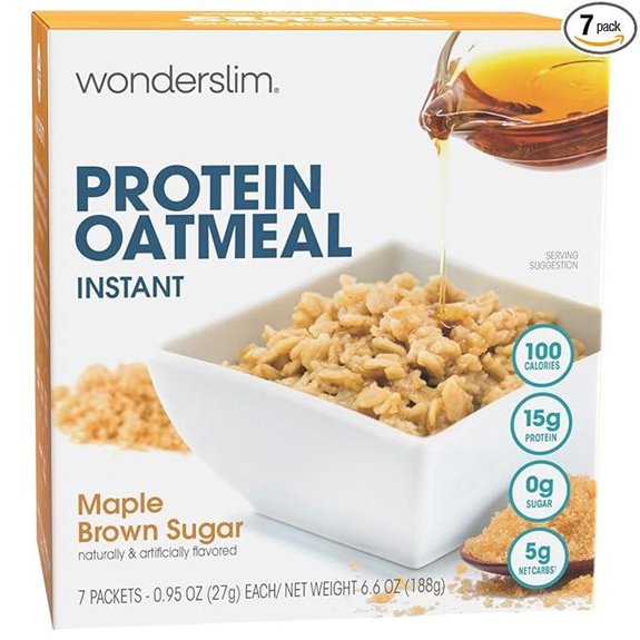 wonderslim maple brown sugar oatmeal