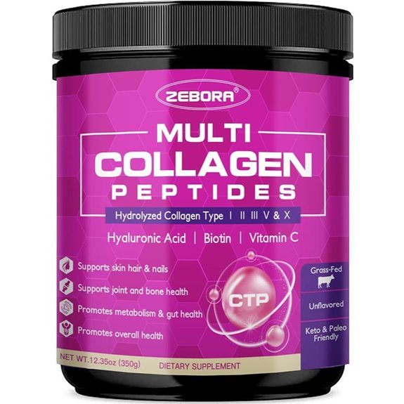 ZEBORA Multi Collagen Peptides Powder (Unflavored)